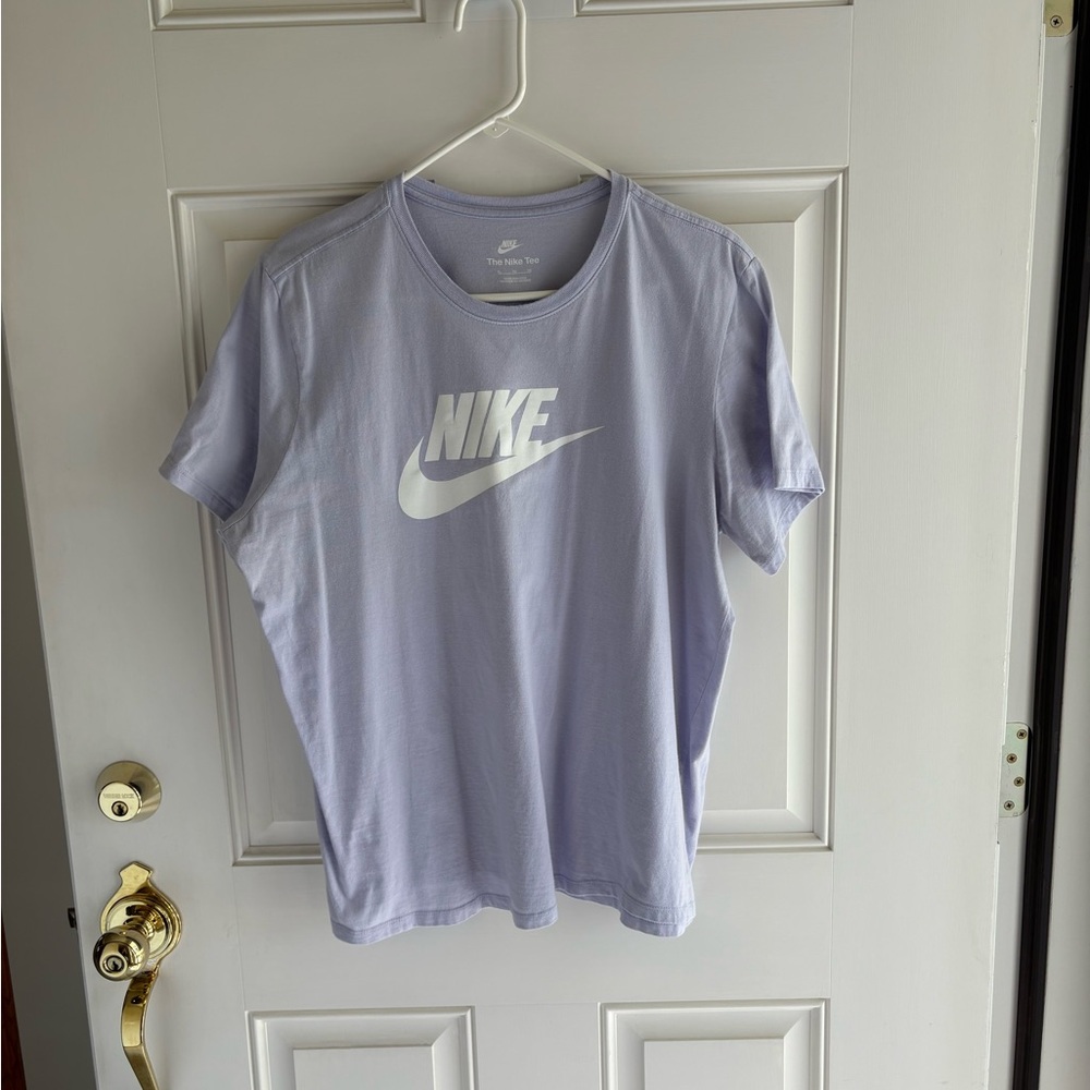 Nike Light Purple Tee with White Logo